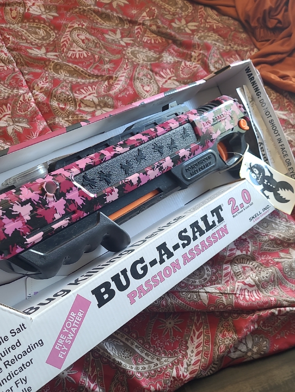 BUG-A-SALT 2.0 Passion Assassin Pink Camo Bug Blaster